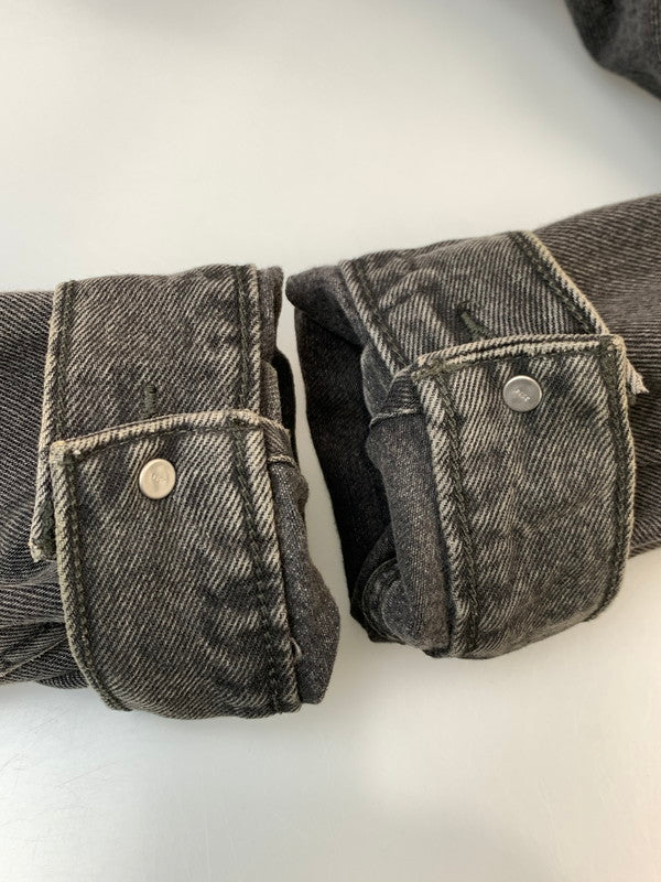 【中古品】【メンズ】 LEVI'S リーバイス BAGGY TRUCKER JACKET A3475-0004 バギー トラッカー ジャケット メンズ デニムジャケット Gジャン 147-261020-em-68-min サイズ：S カラー：インディゴブラック 万代Net店