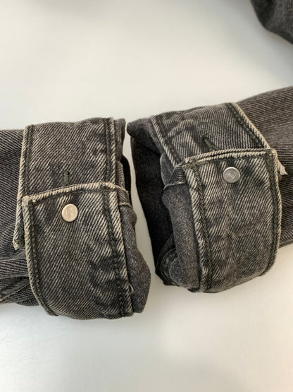 【中古品】【メンズ】 LEVI'S リーバイス BAGGY TRUCKER JACKET A3475-0004 バギー トラッカー ジャケット メンズ デニムジャケット Gジャン 147-261020-em-68-min サイズ：S カラー：インディゴブラック 万代Net店