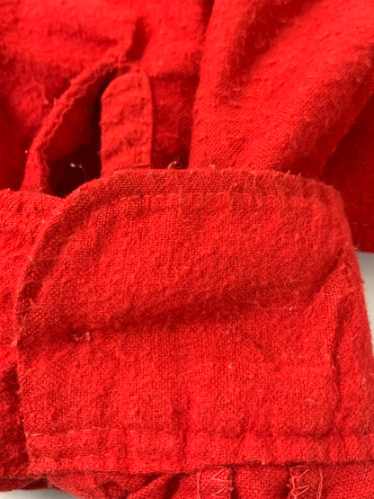 【現状渡し品】【メンズ】 VINTAGE ヴィンテージ 60-70S CHAMOIS CLOTH SHIRT シャモアクロスシャツ ヴィンテージ 長袖シャツ ロングスリーブ 146-261023-hu-13-min サイズ：タグなしのため不明 カラー：レッド 万代Net店