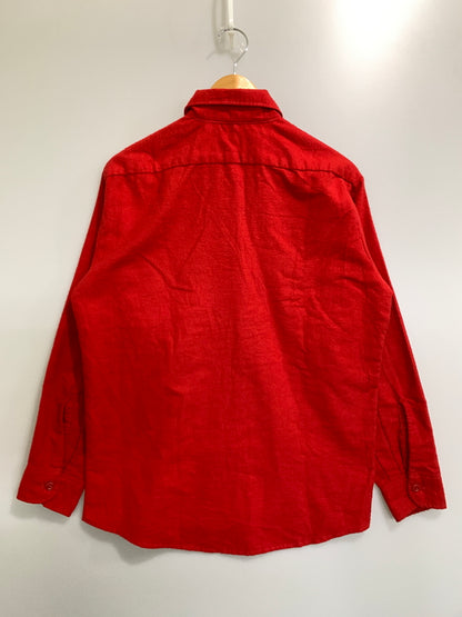 【現状渡し品】【メンズ】 VINTAGE ヴィンテージ 60-70S CHAMOIS CLOTH SHIRT シャモアクロスシャツ ヴィンテージ 長袖シャツ ロングスリーブ 146-261023-hu-13-min サイズ：タグなしのため不明 カラー：レッド 万代Net店