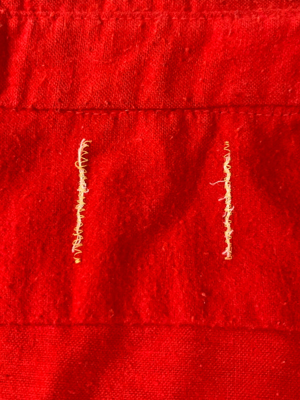 【現状渡し品】【メンズ】 VINTAGE ヴィンテージ 60-70S CHAMOIS CLOTH SHIRT シャモアクロスシャツ ヴィンテージ 長袖シャツ ロングスリーブ 146-261023-hu-13-min サイズ：タグなしのため不明 カラー：レッド 万代Net店