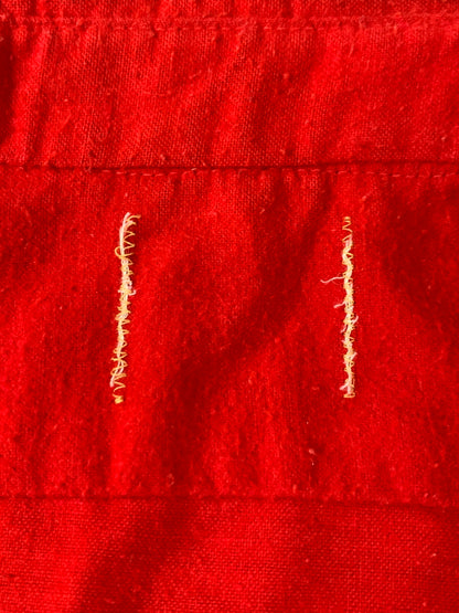 【現状渡し品】【メンズ】 VINTAGE ヴィンテージ 60-70S CHAMOIS CLOTH SHIRT シャモアクロスシャツ ヴィンテージ 長袖シャツ ロングスリーブ 146-261023-hu-13-min サイズ：タグなしのため不明 カラー：レッド 万代Net店