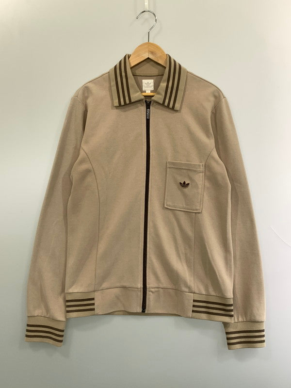 【中古品】【メンズ】 ADIDAS アディダス 00S LSトラックジャケット 00年代 ロングスリーブ フルジップ ジャージ メンズ 146-261020-em-69-min サイズ：O カラー：ベージュ 万代Net店