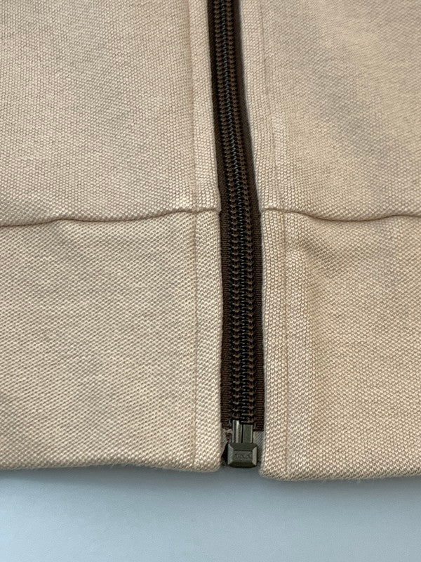 【中古品】【メンズ】 ADIDAS アディダス 00S LSトラックジャケット 00年代 ロングスリーブ フルジップ ジャージ メンズ 146-261020-em-69-min サイズ：O カラー：ベージュ 万代Net店