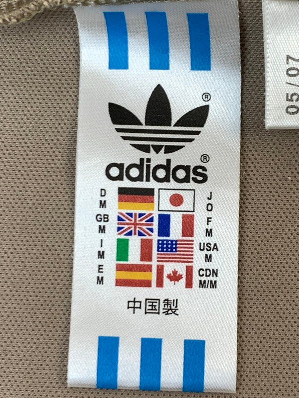 【中古品】【メンズ】 ADIDAS アディダス 00S LSトラックジャケット 00年代 ロングスリーブ フルジップ ジャージ メンズ 146-261020-em-69-min サイズ：O カラー：ベージュ 万代Net店