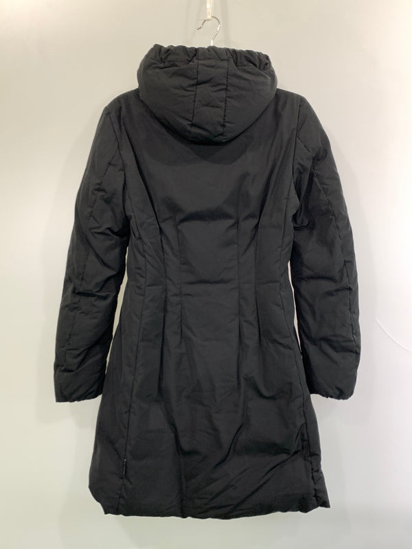【中古品】【レディース】 MONCLER モンクレール RENNE ダウンコート B20934998700 レンヌ レディース アウター Aライン ロングコート 168-261022-em-01-min サイズ：O カラー：ブラック 万代Net店