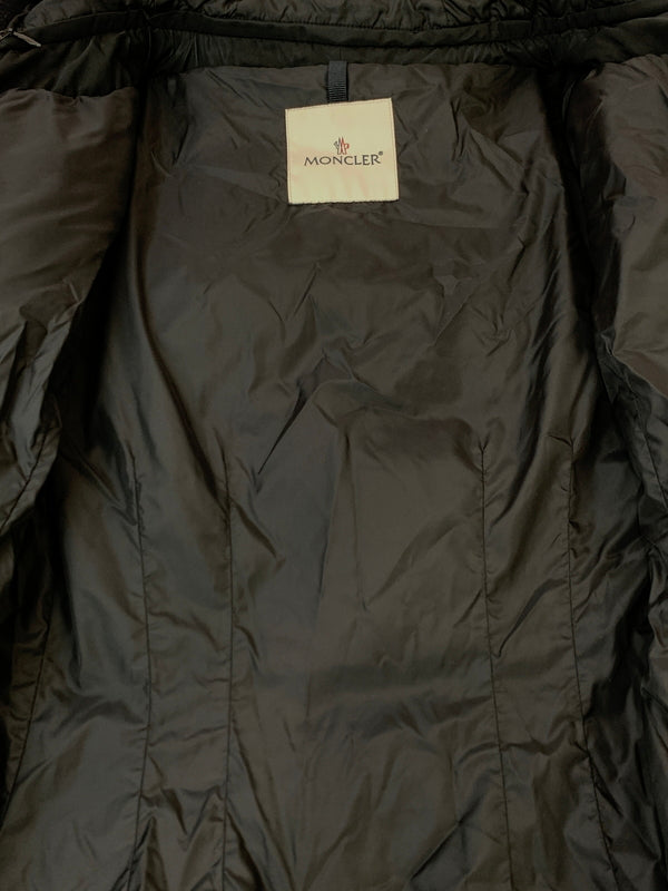 【中古品】【レディース】 MONCLER モンクレール RENNE ダウンコート B20934998700 レンヌ レディース アウター Aライン ロングコート 168-261022-em-01-min サイズ：O カラー：ブラック 万代Net店
