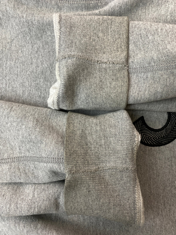 【現状渡し品】【メンズ】 SUPREME シュプリーム 18AW S LOGO HOODED SWEAT SHIRT プルオーバー パーカー スウェットシャツ ロゴ フーディ トップス 149-261015-em-08-min サイズ：M カラー：グレー 万代Net店