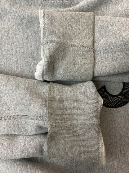 【現状渡し品】【メンズ】 SUPREME シュプリーム 18AW S LOGO HOODED SWEAT SHIRT プルオーバー パーカー スウェットシャツ ロゴ フーディ トップス 149-261015-em-08-min サイズ：M カラー：グレー 万代Net店