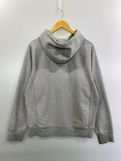 【現状渡し品】【メンズ】 SUPREME シュプリーム 18AW S LOGO HOODED SWEAT SHIRT プルオーバー パーカー スウェットシャツ ロゴ フーディ トップス 149-261015-em-08-min サイズ：M カラー：グレー 万代Net店