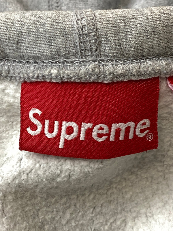 【現状渡し品】【メンズ】 SUPREME シュプリーム 18AW S LOGO HOODED SWEAT SHIRT プルオーバー パーカー スウェットシャツ ロゴ フーディ トップス 149-261015-em-08-min サイズ：M カラー：グレー 万代Net店