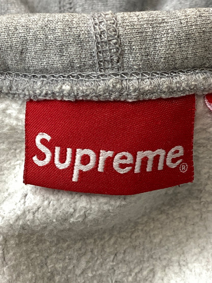 【現状渡し品】【メンズ】 SUPREME シュプリーム 18AW S LOGO HOODED SWEAT SHIRT プルオーバー パーカー スウェットシャツ ロゴ フーディ トップス 149-261015-em-08-min サイズ：M カラー：グレー 万代Net店