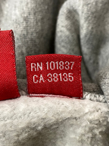 【現状渡し品】【メンズ】 SUPREME シュプリーム 18AW S LOGO HOODED SWEAT SHIRT プルオーバー パーカー スウェットシャツ ロゴ フーディ トップス 149-261015-em-08-min サイズ：M カラー：グレー 万代Net店