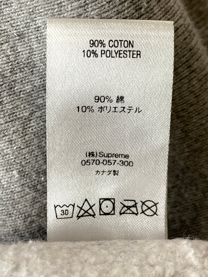 【現状渡し品】【メンズ】 SUPREME シュプリーム 18AW S LOGO HOODED SWEAT SHIRT プルオーバー パーカー スウェットシャツ ロゴ フーディ トップス 149-261015-em-08-min サイズ：M カラー：グレー 万代Net店