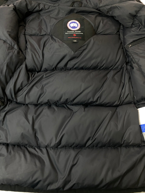 【中古品】【レディース】 CANADA GOOSE カナダグース EXPEDITION PARKA 4565JLB エクスペディション パーカ ダウンジャケット 防寒 アウター 141-261015-em-02-min サイズ：S カラー：ブラック 万代Net店