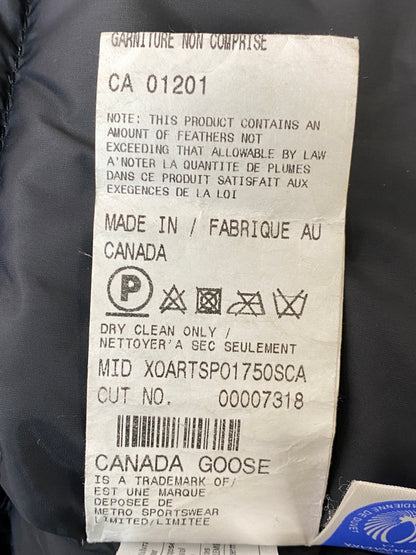 【中古品】【レディース】 CANADA GOOSE カナダグース EXPEDITION PARKA 4565JLB エクスペディション パーカ ダウンジャケット 防寒 アウター 141-261015-em-02-min サイズ：S カラー：ブラック 万代Net店