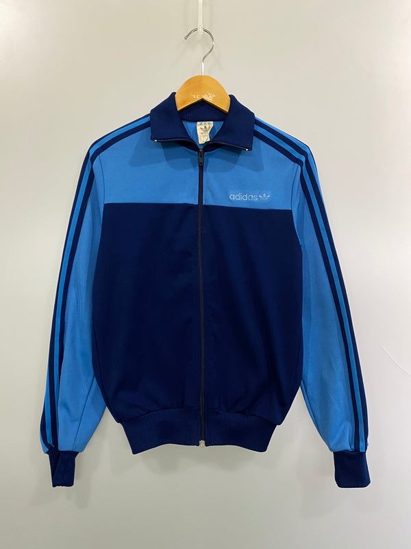 【中古品】【メンズ】 ADIDAS 80'S TRACK JACKET 80年代 トラックジャケット ヴィンテージ ジャージ メンズ 146-261020-em-32-min サイズ：US XXS カラー：ブルー系 万代Net店