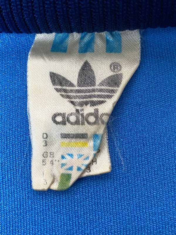 【中古品】【メンズ】 ADIDAS 80'S TRACK JACKET 80年代 トラックジャケット ヴィンテージ ジャージ メンズ 146-261020-em-32-min サイズ：US XXS カラー：ブルー系 万代Net店