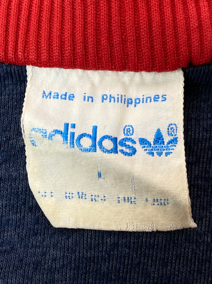 【中古品】【メンズ】 ADIDAS アディダス 70-80'S TRACK JACKET 70年代 80年代 トラックジャケット メンズ ライトアウター ジャージ 146-261016-em-21-min サイズ：L カラー：レッド/ネイビー 万代Net店