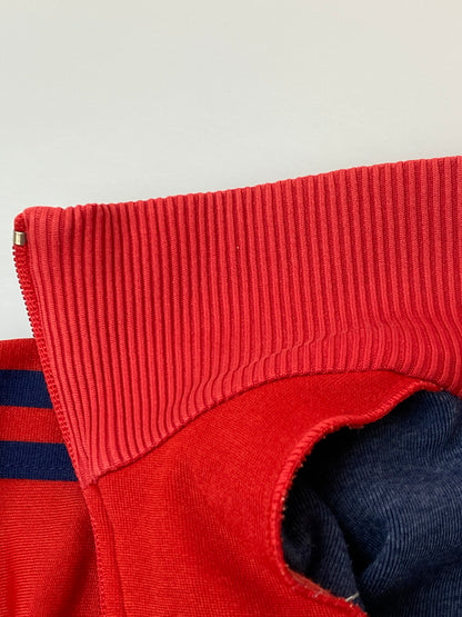 【中古品】【メンズ】 ADIDAS アディダス 70-80'S TRACK JACKET 70年代 80年代 トラックジャケット メンズ ライトアウター ジャージ 146-261016-em-21-min サイズ：L カラー：レッド/ネイビー 万代Net店