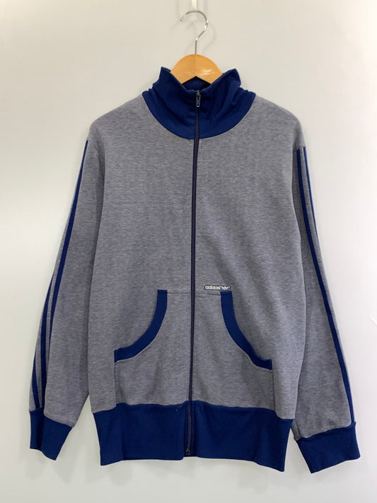 【現状渡し品】【メンズ】 ADIDAS アディダス 70-80'S TRACK JACKET 70年代 80年代 トラックジャケット メンズ ジャージ 上着 ヴィンテージ 146-261020-em-72-min サイズ：54 カラー：ネイビー 万代Net店