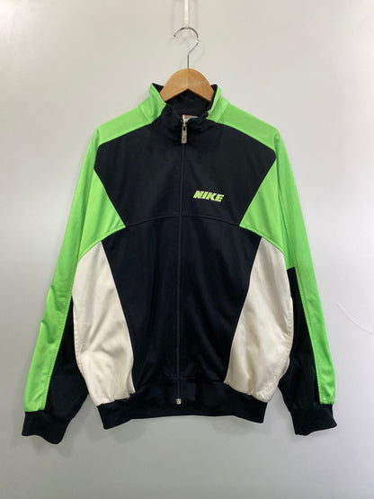【現状渡し品】【メンズ】 NIKE ナイキ 90'S TRACK JACKET 90年代 トラック ジャケット メンズ ライトアウター ジャージ 146-261016-em-19-min サイズ：M カラー：グリーン/ブラック/ホワイト 万代Net店