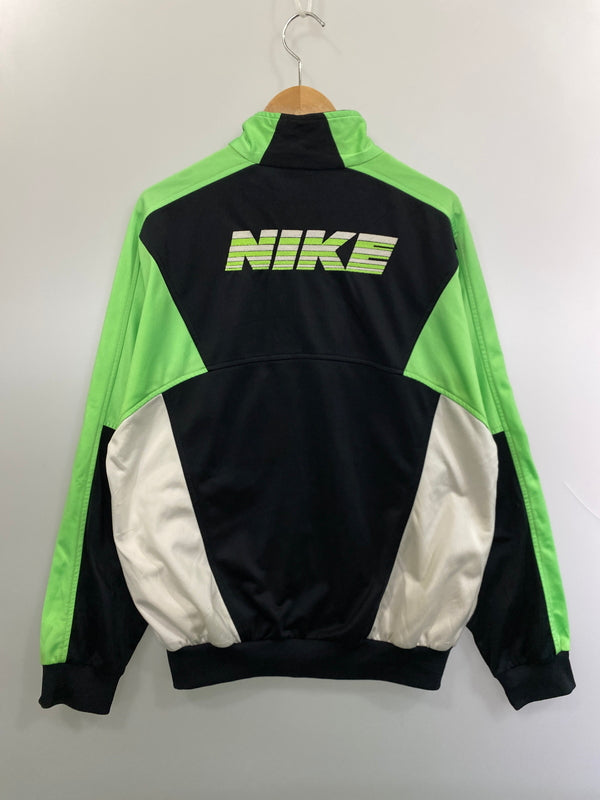 【現状渡し品】【メンズ】 NIKE ナイキ 90'S TRACK JACKET 90年代 トラック ジャケット メンズ ライトアウター ジャージ 146-261016-em-19-min サイズ：M カラー：グリーン/ブラック/ホワイト 万代Net店