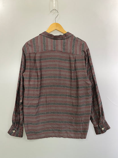 【ジャンク品】【メンズ】 BLUESTONE ブルーストーン L/S OPEN COLLAR SHIRT ロングスリーブ オープンカラーシャツ メンズ メンズ 長袖シャツ トップス 開襟シャツ 145-261020-em-58-min サイズ：15 カラー：マルチカラー 万代Net店