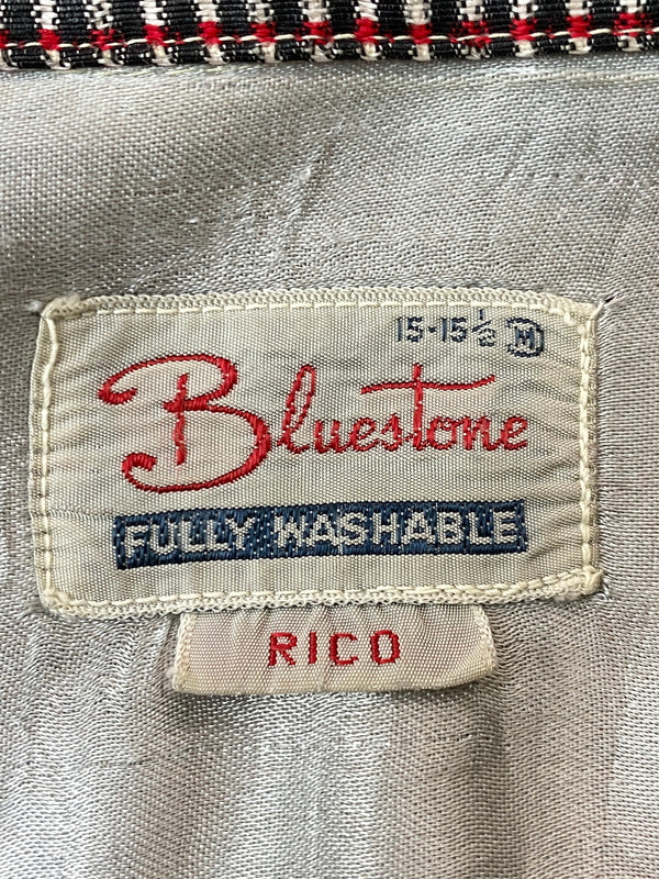 【ジャンク品】【メンズ】 BLUESTONE ブルーストーン L/S OPEN COLLAR SHIRT ロングスリーブ オープンカラーシャツ メンズ メンズ 長袖シャツ トップス 開襟シャツ 145-261020-em-58-min サイズ：15 カラー：マルチカラー 万代Net店