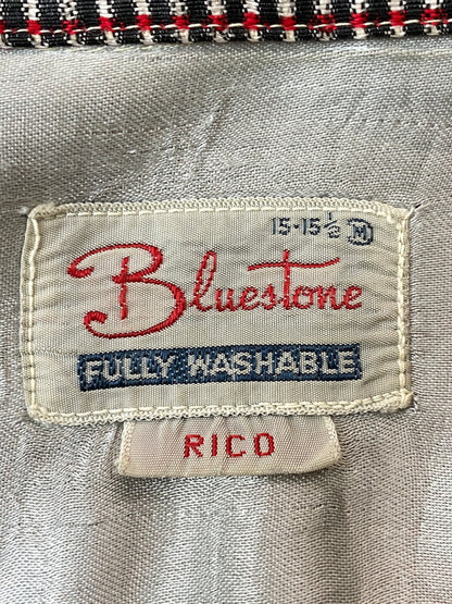 【ジャンク品】【メンズ】 BLUESTONE ブルーストーン L/S OPEN COLLAR SHIRT ロングスリーブ オープンカラーシャツ メンズ メンズ 長袖シャツ トップス 開襟シャツ 145-261020-em-58-min サイズ：15 カラー：マルチカラー 万代Net店