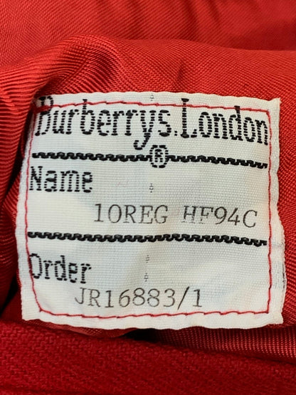 【中古品】【メンズ】 BURBERRY バーバリー WOOL JACKET ウール ジャケット メンズ アウター ダブル 上着 ブレザー 141-261020-em-71-min カラー：レッド 万代Net店