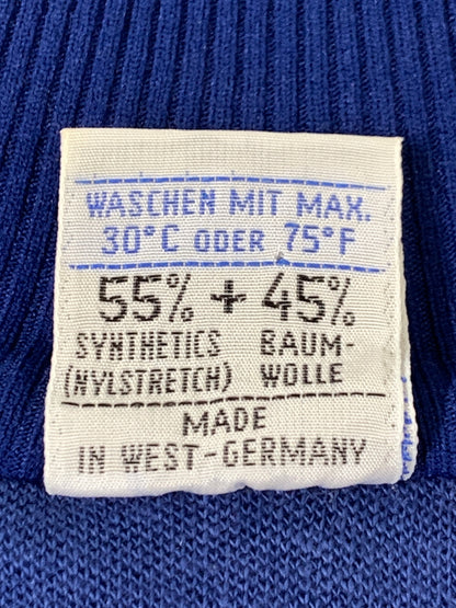 【中古品】【メンズ】 ADIDAS アディダス ロゴなし TRACK JACKET 60-70'S トラックジャケット 60年代 70年代 メンズ ジャージ トップス ヴィンテージ 146-261016-em-39-min サイズ：5 カラー：ブルー 万代Net店
