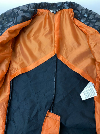 【現状渡し品】【メンズ】 BLACK COMME DES GARCONS ブラックコムデギャルソン レオパード テーラード ジャケット メンズ アウター 上着 140-261020-em-56-min サイズ：S カラー：ブラック 万代Net店