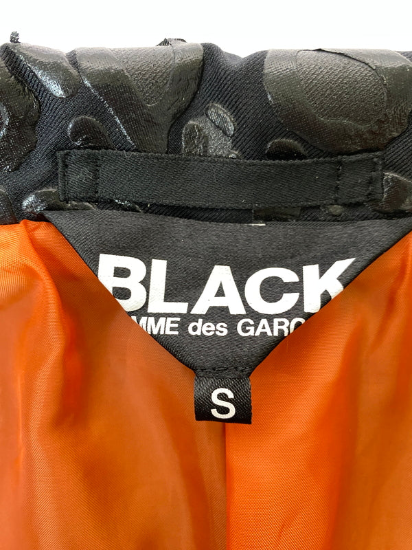【現状渡し品】【メンズ】 BLACK COMME DES GARCONS ブラックコムデギャルソン レオパード テーラード ジャケット メンズ アウター 上着 140-261020-em-56-min サイズ：S カラー：ブラック 万代Net店