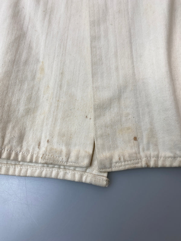 【現状渡し品】【メンズ】 FINCK'S フィンクス 50'S ショップコート 50年代 メンズ 長袖シャツ ヴィンテージ 146-261015-em-10-min サイズ：40 カラー：アイボリー 万代Net店