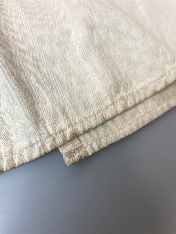 【現状渡し品】【メンズ】 FINCK'S フィンクス 50'S ショップコート 50年代 メンズ 長袖シャツ ヴィンテージ 146-261015-em-10-min サイズ：40 カラー：アイボリー 万代Net店