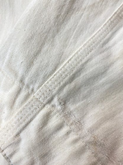 【現状渡し品】【メンズ】 FINCK'S フィンクス 50'S ショップコート 50年代 メンズ 長袖シャツ ヴィンテージ 146-261015-em-10-min サイズ：40 カラー：アイボリー 万代Net店