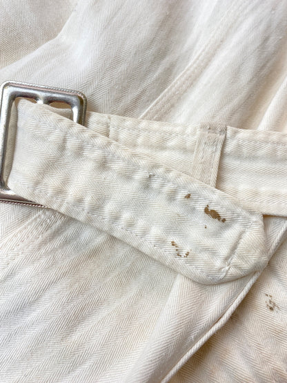 【現状渡し品】【メンズ】 FINCK'S フィンクス 50'S ショップコート 50年代 メンズ 長袖シャツ ヴィンテージ 146-261015-em-10-min サイズ：40 カラー：アイボリー 万代Net店