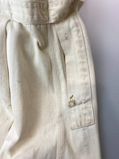 【現状渡し品】【メンズ】 FINCK'S フィンクス 50'S ショップコート 50年代 メンズ 長袖シャツ ヴィンテージ 146-261015-em-10-min サイズ：40 カラー：アイボリー 万代Net店