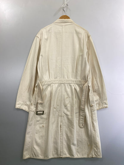 【現状渡し品】【メンズ】 FINCK'S フィンクス 50'S ショップコート 50年代 メンズ 長袖シャツ ヴィンテージ 146-261015-em-10-min サイズ：40 カラー：アイボリー 万代Net店