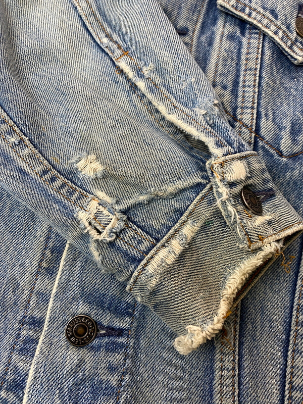 【現状渡し品】【メンズ】 LEVI'S リーバイス 70S 4TH TYPE DENIM JACKET 70505-0216 デニムジャケット 70年代 ヴィンテージ Gジャン 146-261015-em-39-min サイズ：38 カラー：インディゴ 万代Net店