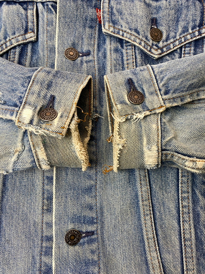 【現状渡し品】【メンズ】 LEVI'S リーバイス 70S 4TH TYPE DENIM JACKET 70505-0216 デニムジャケット 70年代 ヴィンテージ Gジャン 146-261015-em-39-min サイズ：38 カラー：インディゴ 万代Net店