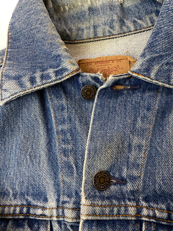 【現状渡し品】【メンズ】 LEVI'S リーバイス 70S 4TH TYPE DENIM JACKET 70505-0216 デニムジャケット 70年代 ヴィンテージ Gジャン 146-261015-em-39-min サイズ：38 カラー：インディゴ 万代Net店