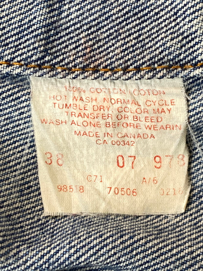 【現状渡し品】【メンズ】 LEVI'S リーバイス 70S 4TH TYPE DENIM JACKET 70505-0216 デニムジャケット 70年代 ヴィンテージ Gジャン 146-261015-em-39-min サイズ：38 カラー：インディゴ 万代Net店