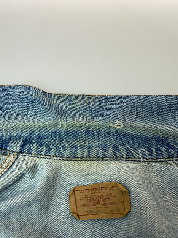 【現状渡し品】【メンズ】 LEVI'S リーバイス 70S 4TH TYPE DENIM JACKET 70505-0216 デニムジャケット 70年代 ヴィンテージ Gジャン 146-261015-em-39-min サイズ：38 カラー：インディゴ 万代Net店