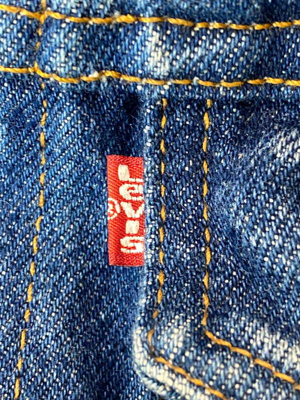 【中古品】【メンズ】 LEVI'S リーバイス 80S DENIM JACKET 70506-0216 80年代 デニムジャケット メンズ Gジャン ヴィンテージ 146-261016-em-03-min サイズ：36R カラー：インディゴ 万代Net店