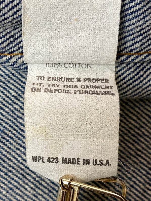 【中古品】【メンズ】 LEVI'S リーバイス 80S DENIM JACKET 70506-0216 80年代 デニムジャケット メンズ Gジャン ヴィンテージ 146-261016-em-03-min サイズ：36R カラー：インディゴ 万代Net店