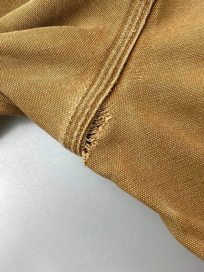 【現状渡し品】【メンズ】 CARHARTT カーハート 90S DUCK DOUBLE KNEE PAINTER PANTS B01-BRN ダック ダブルニー ペインターパンツ 90年代 ヴィンテージ 157-261016-em-04-min サイズ：34×32 カラー：ブラウン 万代Net店