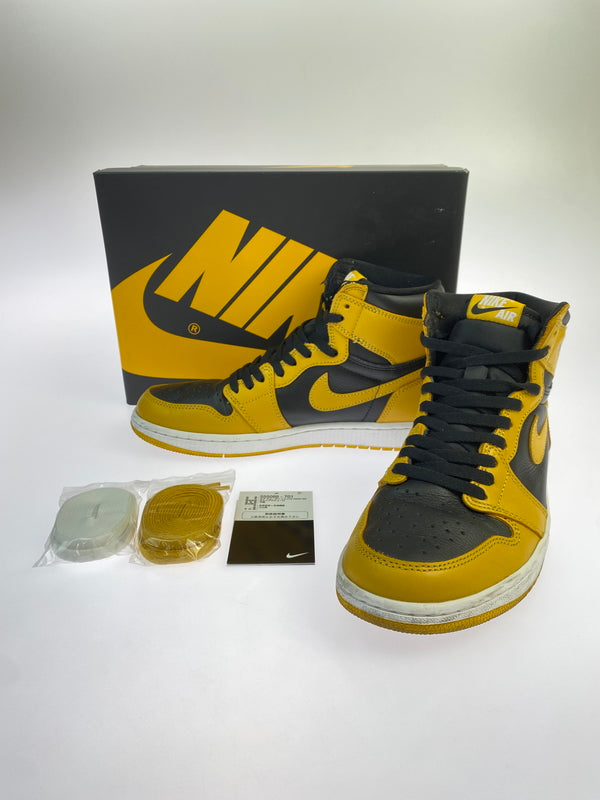 【中古品】【メンズ】 NIKE ナイキ AIR JORDAN 1 HIGH OG "POLLEN" 55088-701 エアジョーダン ワン ハイ オージー ポレン 靴 シューズ スニーカー SNEAKER 160-261017-KS-28-min サイズ：27cm US9 カラー：イエロー/ブラック 万代Net店