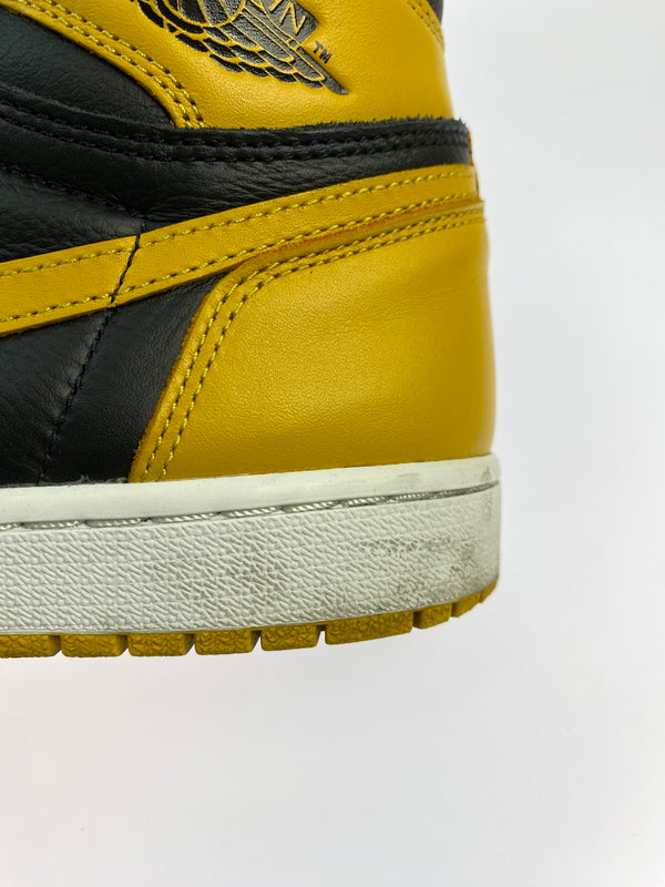 【中古品】【メンズ】 NIKE ナイキ AIR JORDAN 1 HIGH OG "POLLEN" 55088-701 エアジョーダン ワン ハイ オージー ポレン 靴 シューズ スニーカー SNEAKER 160-261017-KS-28-min サイズ：27cm US9 カラー：イエロー/ブラック 万代Net店